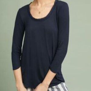 Anthropologie NWOT Bordeaux Seraphina Top